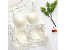 ÁO LOVELY CÀI 3 MỎNG ÉP REN 1210 -  MÀU TRẮNG